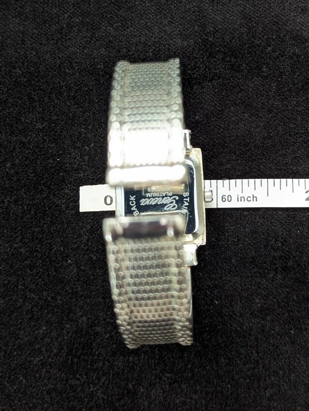 Geneva Silver-Tone Women's Watch with Mesh-Look Band